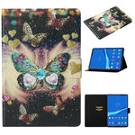 Custodia in pelle con motivo per Samsung Galaxy Tab A8 10.5 2021