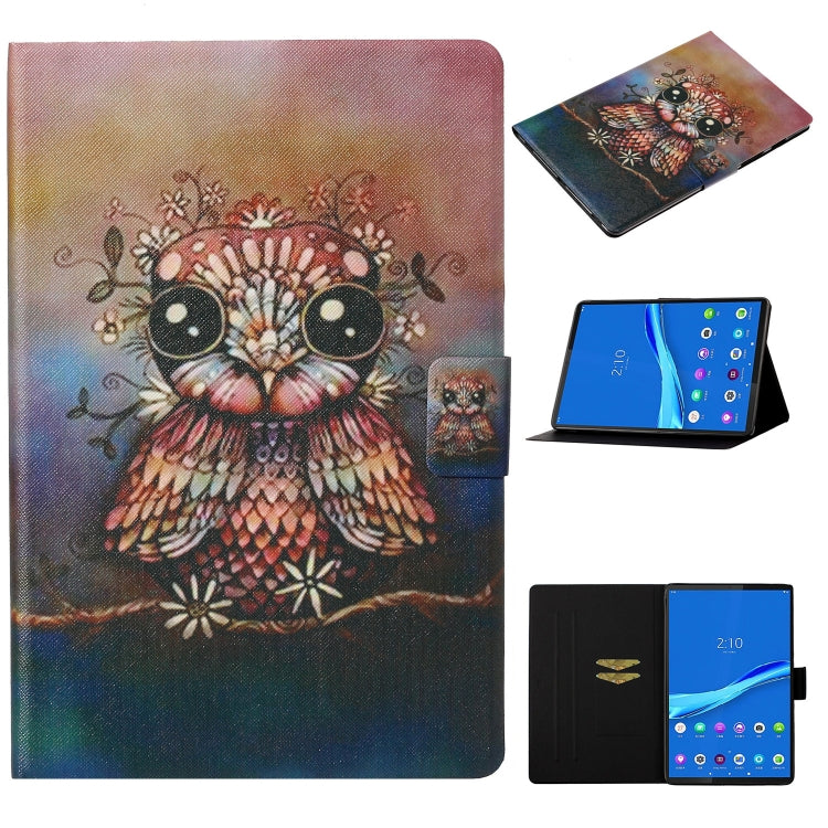 Custodia in pelle con motivo per Samsung Galaxy Tab A8 10.5 2021