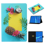 Custodia in pelle con motivo per Samsung Galaxy Tab A8 10.5 2021