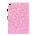 Custodia in pelle glitterata per Samsung Galaxy Tab A8 10.5 2021