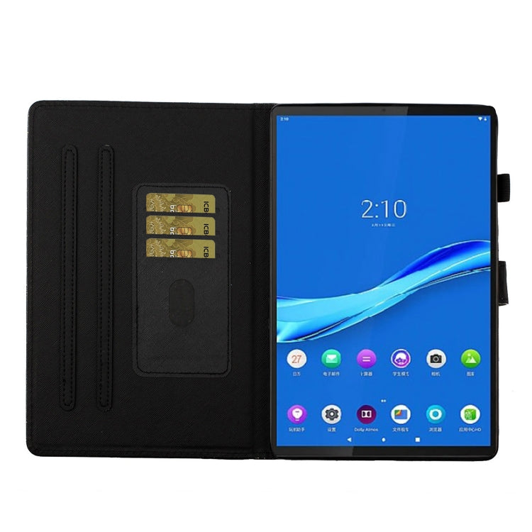 Custodia in pelle glitterata per Samsung Galaxy Tab A8 10.5 2021