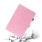 Custodia in pelle glitterata per Samsung Galaxy Tab A8 10.5 2021