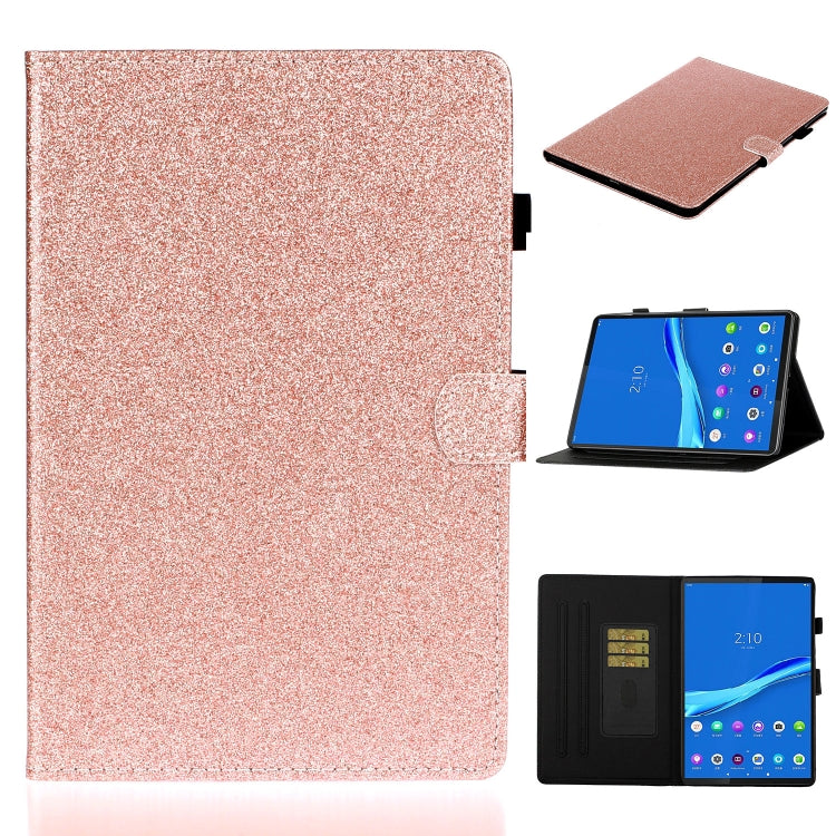 Custodia in pelle glitterata per Samsung Galaxy Tab A8 10.5 2021