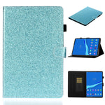 Custodia in pelle glitterata per Samsung Galaxy Tab A8 10.5 2021