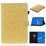 Custodia in pelle glitterata per Samsung Galaxy Tab A8 10.5 2021