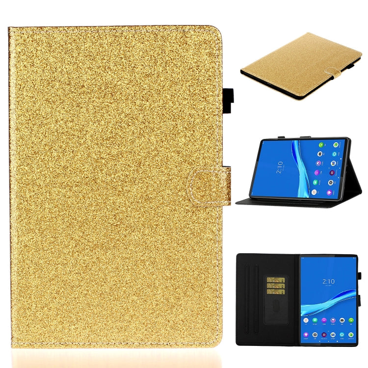 Custodia in pelle glitterata per Samsung Galaxy Tab A8 10.5 2021