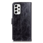 Custodia portafoglio in pelle effetto Crazy Horse per smartphone