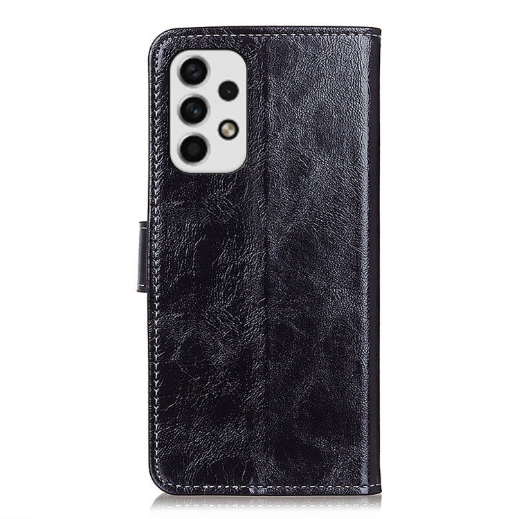 Custodia portafoglio in pelle effetto Crazy Horse per smartphone