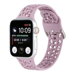 Cinturino in silicone scavato per la serie Apple Watch, 7 45mm / 6&SE&5&4 44mm / 3&2&1 42mm