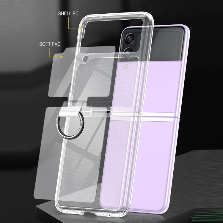 Custodia PC e PVC per Samsung Galaxy Z Flip3 5G