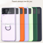 Custodia PC e PVC per Samsung Galaxy Z Flip3 5G