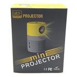 Mini proiettore LED T400 3000 lumen schermo 100 pollici