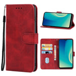 Custodia portafoglio in pelle con stand per smartphone compatibil