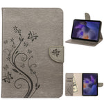 Custodia tablet in pelle con motivo farfalla Samsung Tab A8