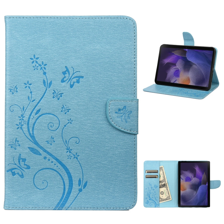 Custodia tablet in pelle con motivo farfalla Samsung Tab A8