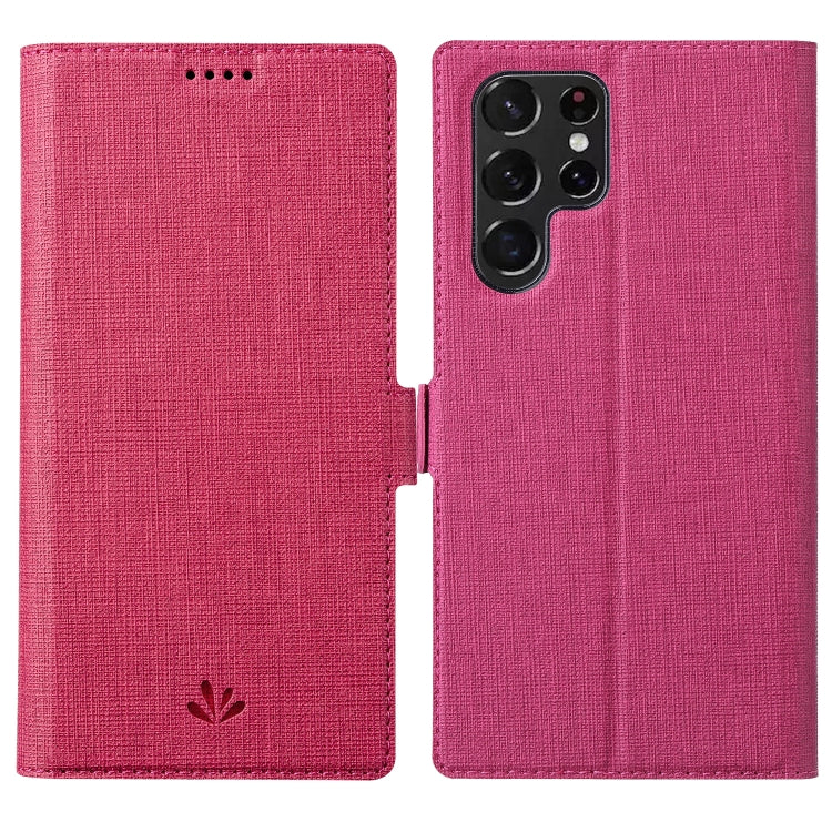 Custodia portafoglio in pelle con fibbia magnetica per Galaxy S22