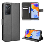 Custodia portafoglio in pelle per Xiaomi Redmi Note 11S