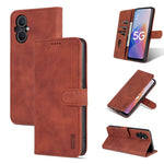 Custodia portafoglio in pelle con supporto per smartphone compati