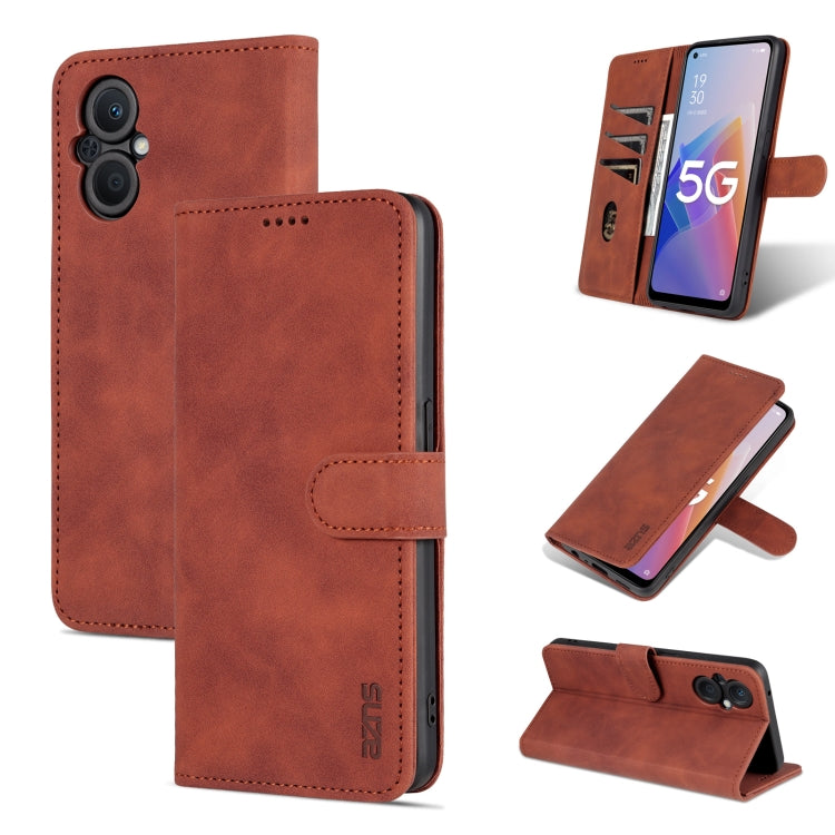 Custodia portafoglio in pelle con supporto per smartphone compati