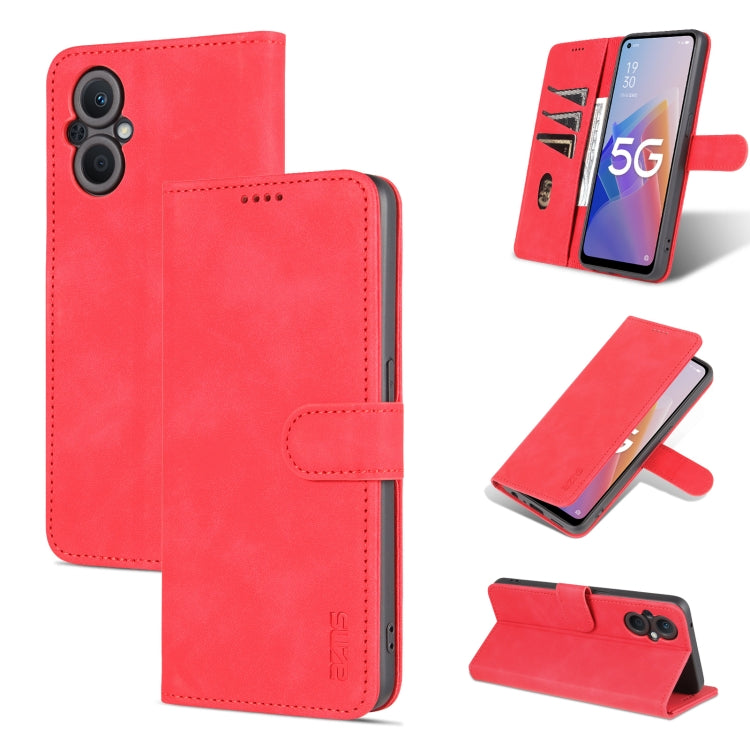 Custodia portafoglio in pelle con supporto per smartphone compati
