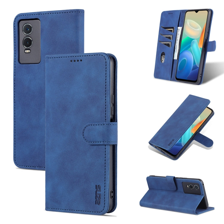 Custodia portafoglio in pelle con supporto per smartphone compati