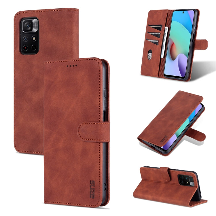 Custodia portafoglio in pelle con supporto per smartphone compati