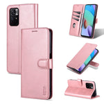 Custodia portafoglio in pelle con supporto per smartphone compati