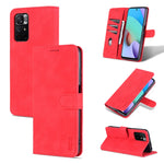 Custodia portafoglio in pelle con supporto per smartphone compati