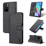 Custodia portafoglio in pelle con supporto per smartphone compati