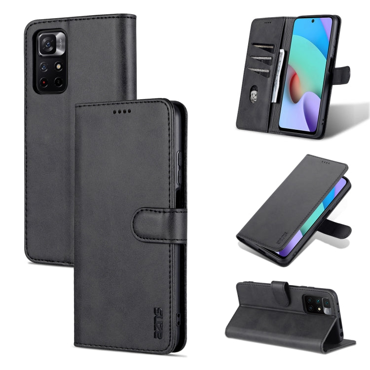 Custodia portafoglio in pelle con supporto per smartphone compati