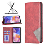 Custodia portafoglio in pelle magnetica per smartphone compatibil