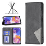Custodia portafoglio in pelle magnetica per smartphone compatibil