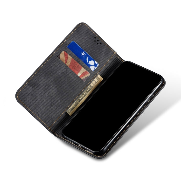 Custodia per telefono in pelle Flip Texture denim, For Motorola Moto E40 / E30 / E20, For OnePlus Nord N20 5G, For Google Pixel 6a, For Xiaomi Redmi Note 11 Pro 4G / 5G