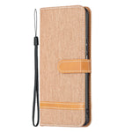 Custodia per cellulare in pelle color denim abbinata, For Xiaomi Redmi Note 11 Pro International Version