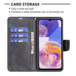 Custodia portafoglio in pelle PU per Samsung Galaxy A23