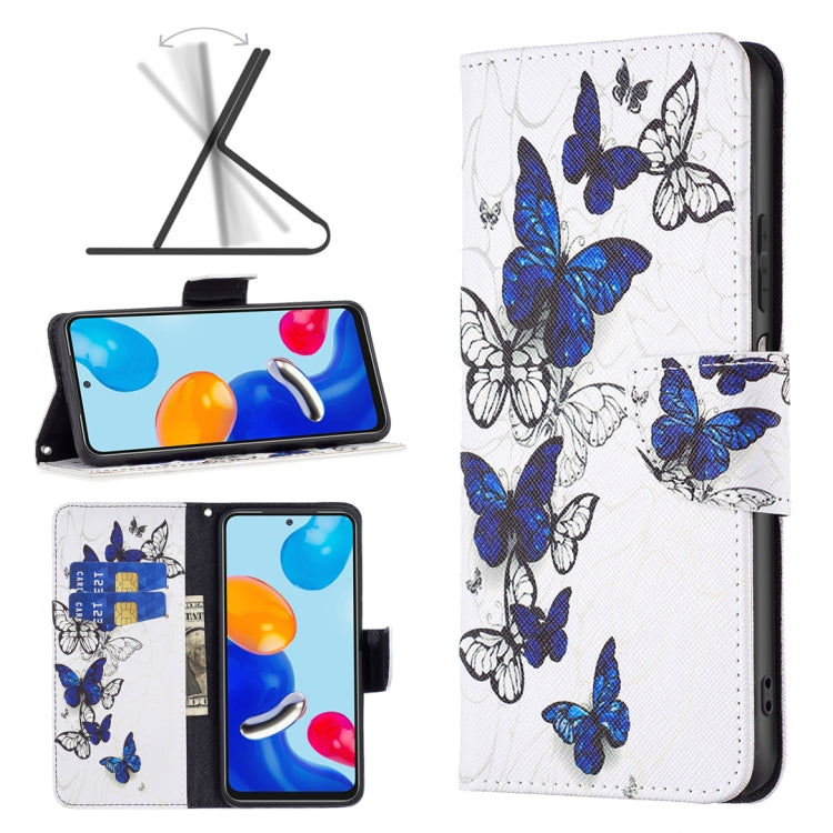 Custodia per telefono in pelle con disegno colorato, For Xiaomi Redmi Note 11 International Version