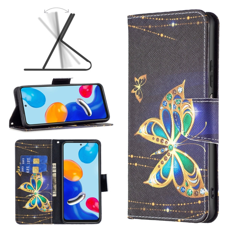 Custodia per telefono in pelle con disegno colorato, For Xiaomi Redmi Note 11 International Version