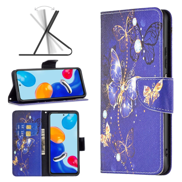 Custodia per telefono in pelle con disegno colorato, For Xiaomi Redmi Note 11 International Version