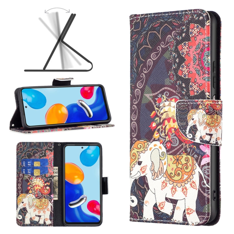 Custodia per telefono in pelle con disegno colorato, For Xiaomi Redmi Note 11 International Version