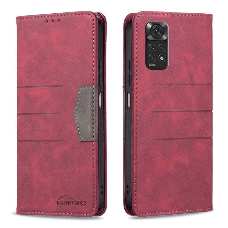 Custodia portafoglio in pelle con chiusura magnetica per Redmi No
