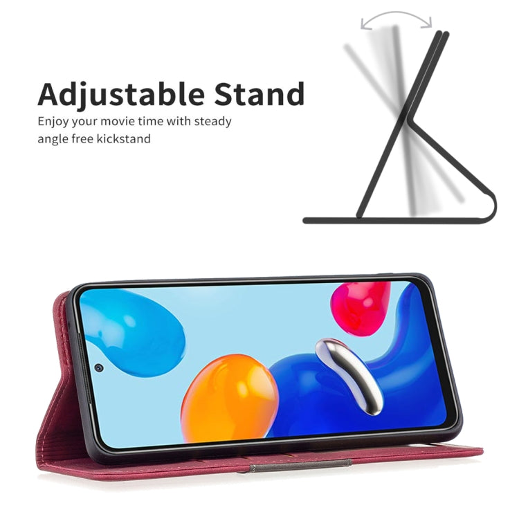 Custodia portafoglio in pelle con chiusura magnetica per Redmi No