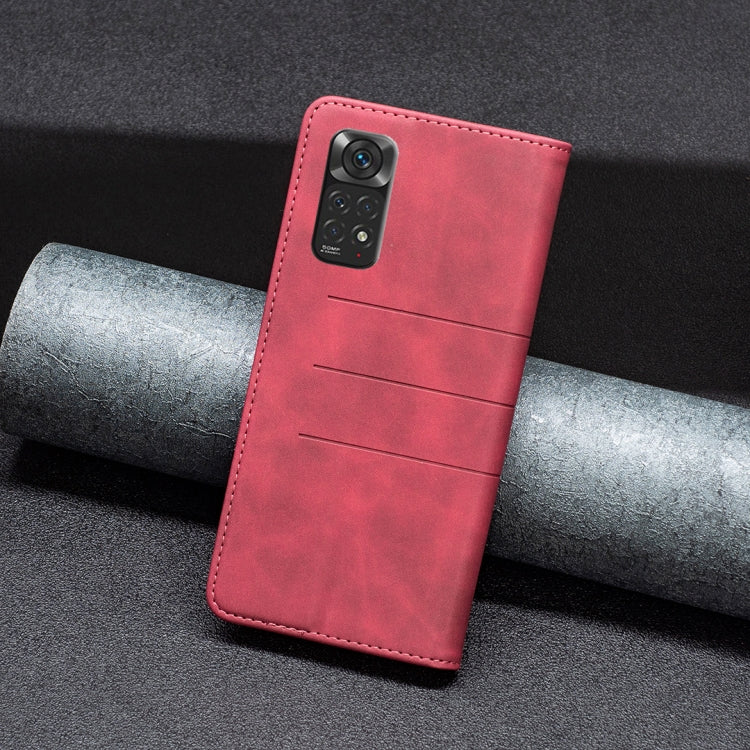 Custodia portafoglio in pelle con chiusura magnetica per Redmi No