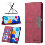Custodia portafoglio in pelle con chiusura magnetica per Redmi No