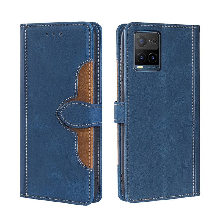 Skin Feel Cappello di paglia Custodia in pelle con fibbia magnetica, For vivo X70, For vivo X70 Pro, For vivo X70 Pro+, For vivo Y73s 2021, For vivo Y20 / Y20i / Y20s, For vivo Y21 / Y21s / Y33s
