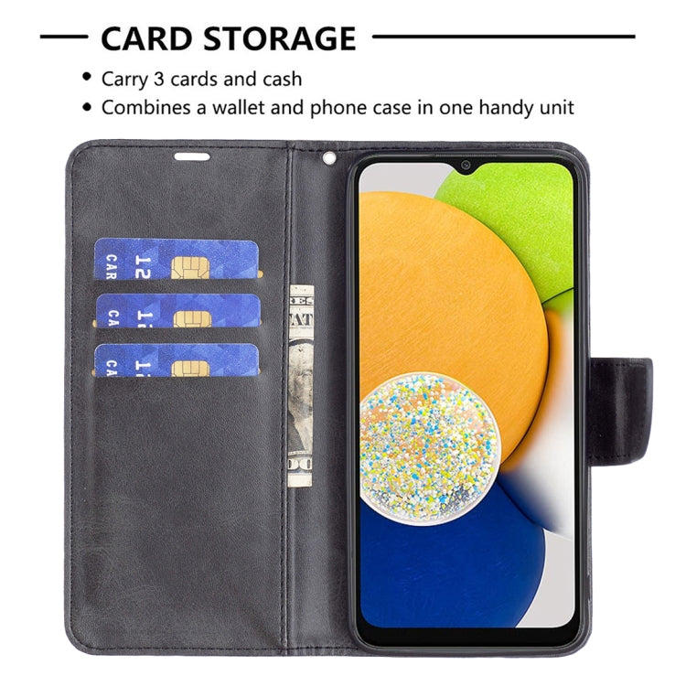 Custodia portafoglio in pelle per Samsung Galaxy A03