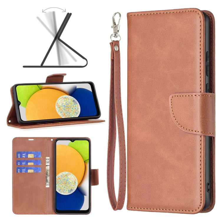 Custodia portafoglio in pelle per Samsung Galaxy A03