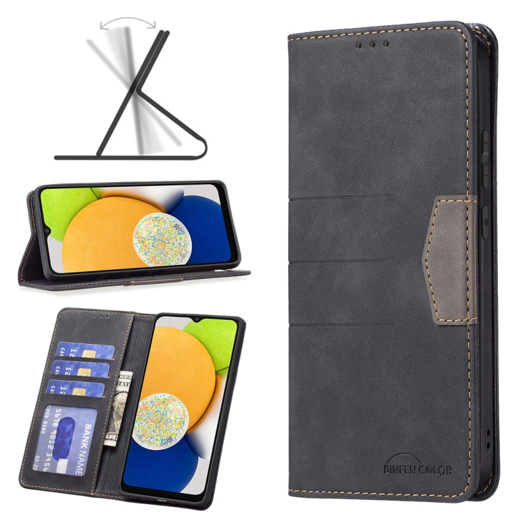 Custodia portafoglio in pelle per Samsung Galaxy A03