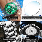 Orologio al quarzo luminoso impermeabile uomo OLEVS 5885