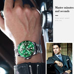 Orologio al quarzo luminoso impermeabile uomo OLEVS 5885