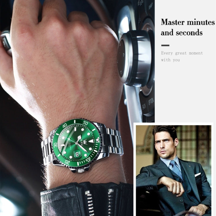 Orologio al quarzo luminoso impermeabile uomo OLEVS 5885